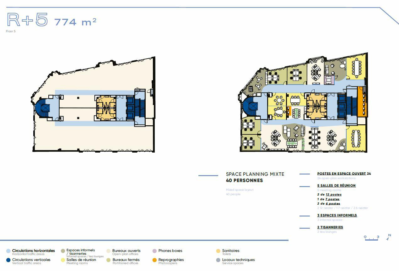 Bureau Paris 3907m² Location bureau Paris OLBUR2202782 2